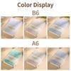 Aesthetic Daisy Puffy Cotton Cover Notebook A6 Portable Pocket Journal Thick Paper 180 Degree Lay Flat for School Office Travel