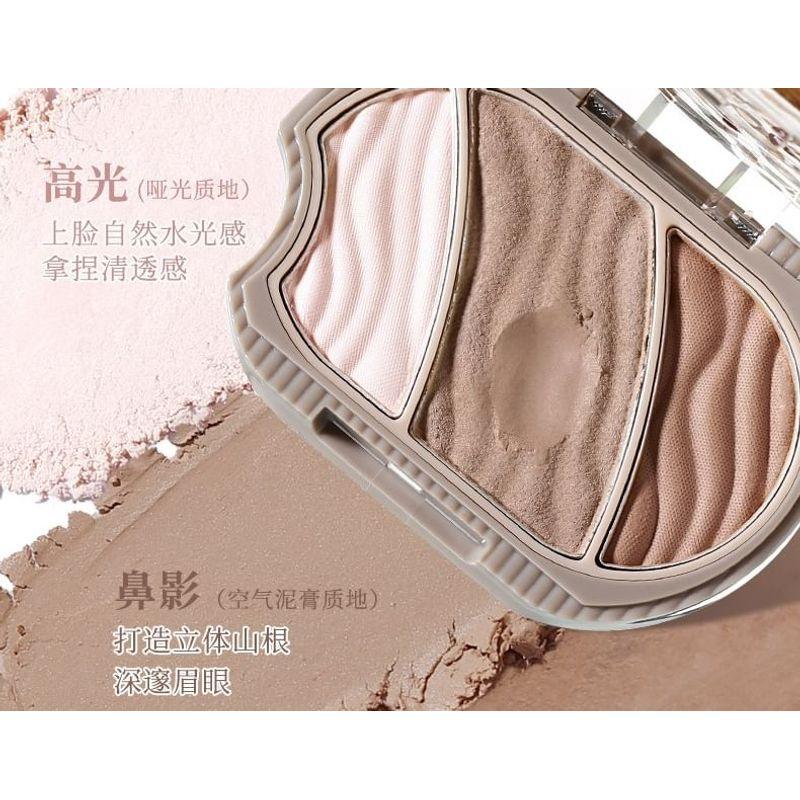 Xixi - Licht und Schatten Einfache Zeichen-Highlight-Konturierungs-Palette - 2 Farben