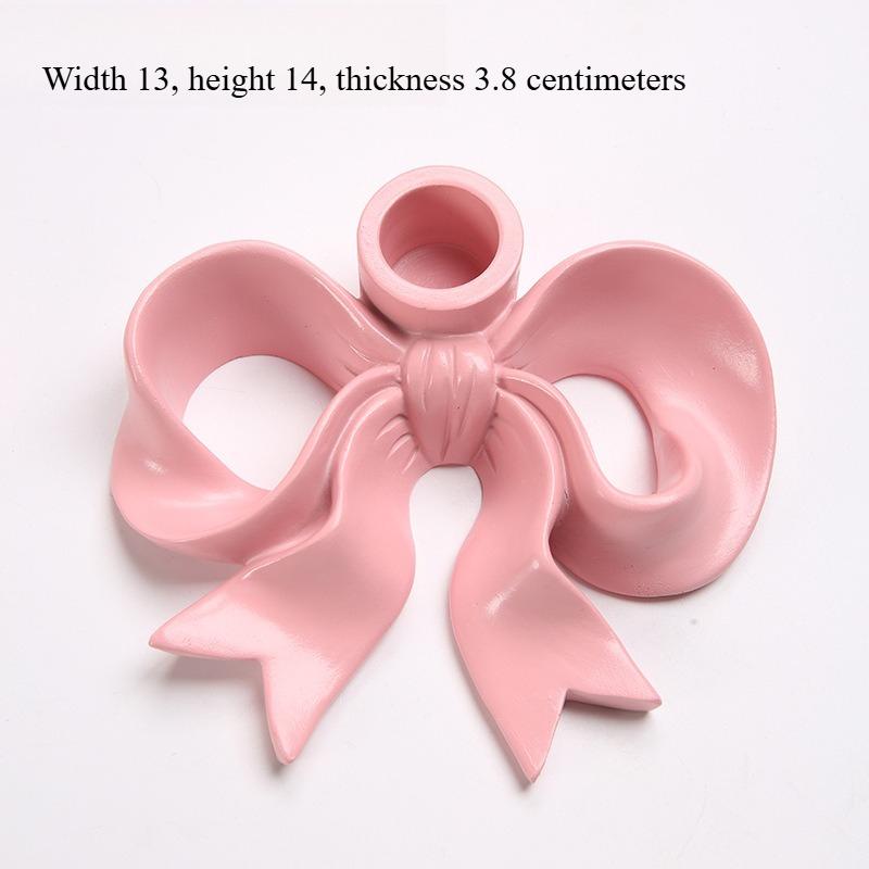 Bow Shaped Stove Creative Home Ceramic Decoration Candle Base