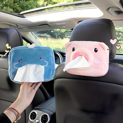 1ks držák na kapesníky do auta, držák na kapesníky s kresleným motivem do auta, kreativní a roztomilá krabička na kapesníky do auta