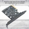 2-Port Type-C PCI-E pansion Card PCI-Express 4X to USB 3.2 Gen  Adapter 10Gbps Fast Transfer