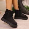 Autumn new large size women's casual and comfortable European and American style fashion outer wear warm boots