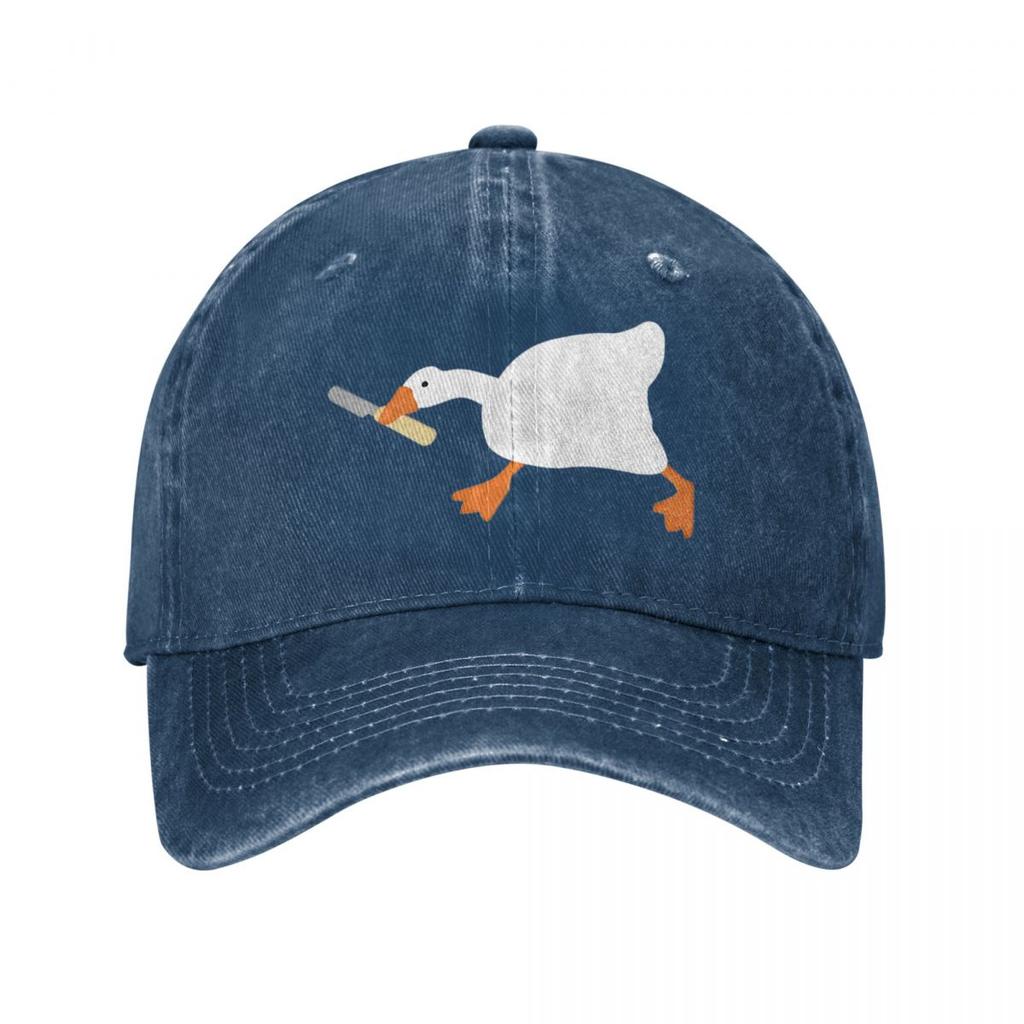 A Goose Peace Was Never An Option Baseball Caps Vintage Distressed Washed Cartoon Ducks Snapback Cap Unstructured Soft Caps Hat