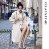 ELLASSAY Women's Elegant Double-faced Wool Coat