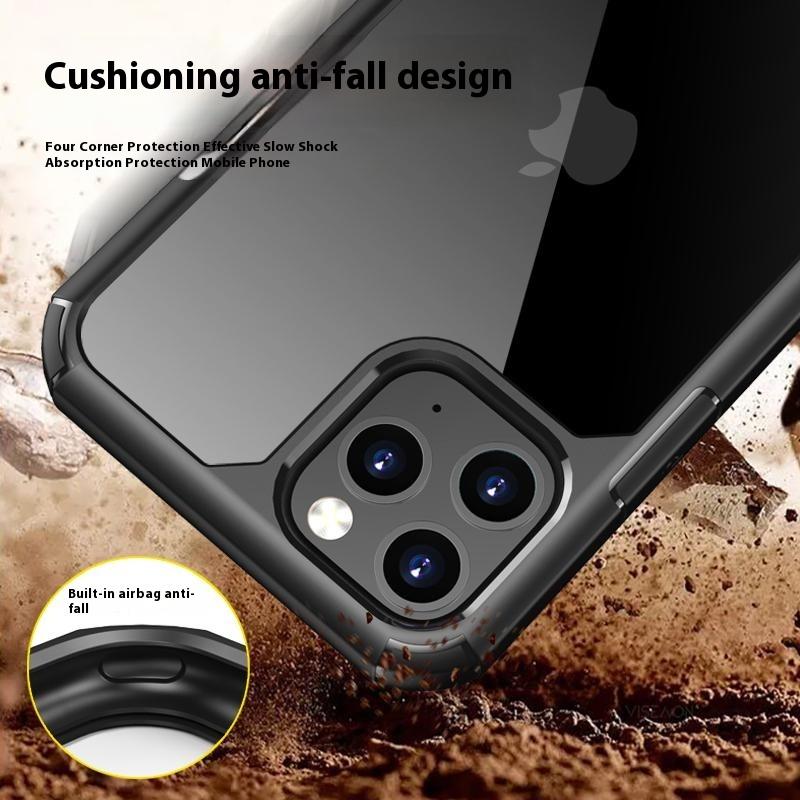 

For iPhone 11 Pro Case Anti-Scratch TPU+PC Clear Back Shell Green