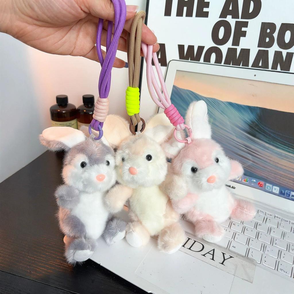 Angora Rabbit Plush Toy With Cartoon Design For Kids And Baby Girls Boys