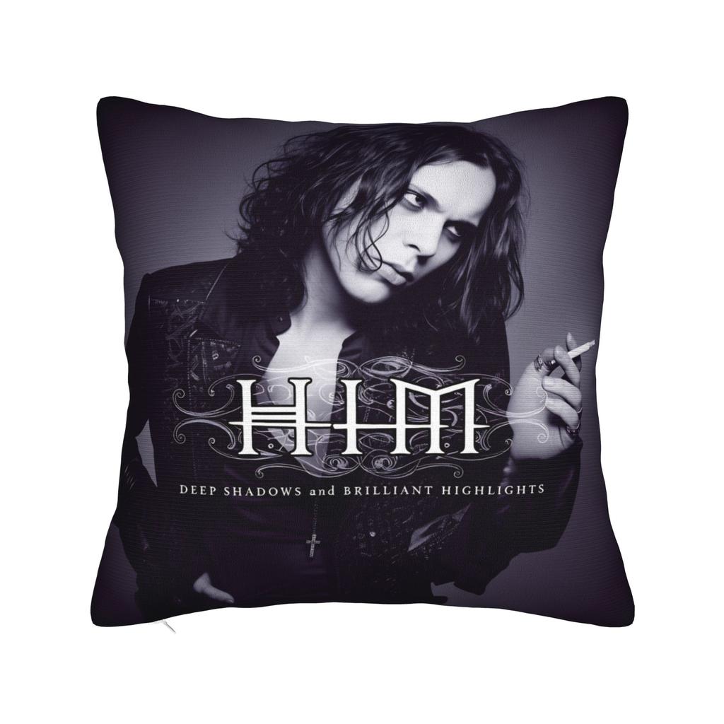 Pillow Case H-Him Ornate Heartagram Soft Pillow Cover For Sofa Bedroom Home Decor Fashion Pillowcases