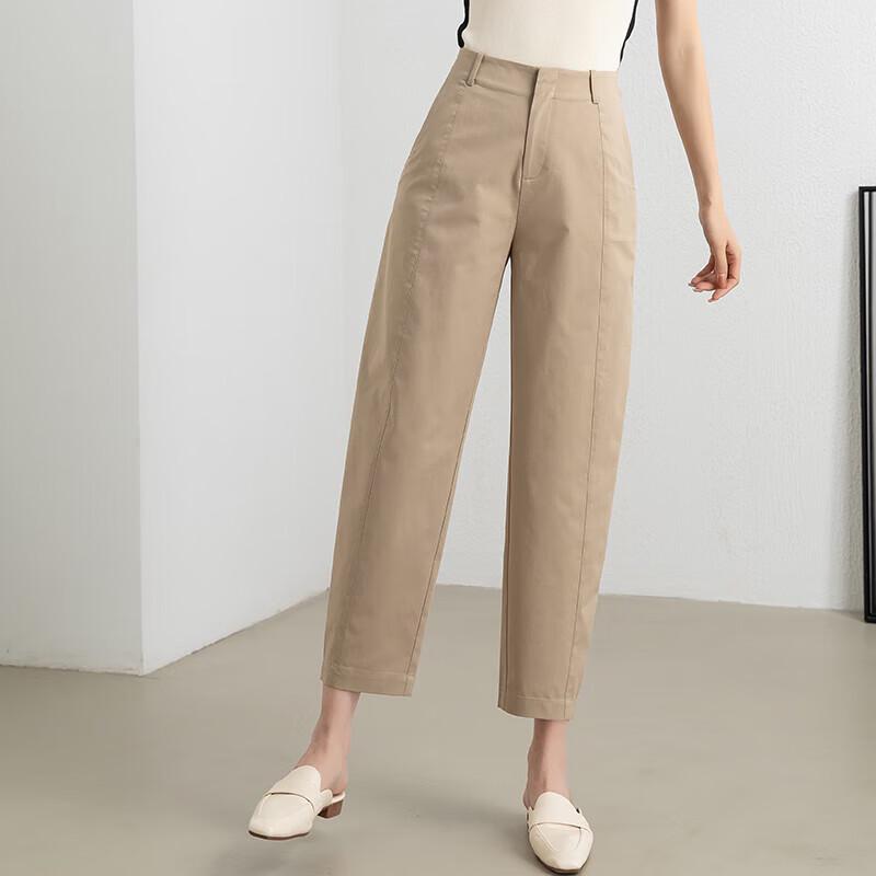 Fanzhen Women's High-Waisted Loose Cropped Harem Pants