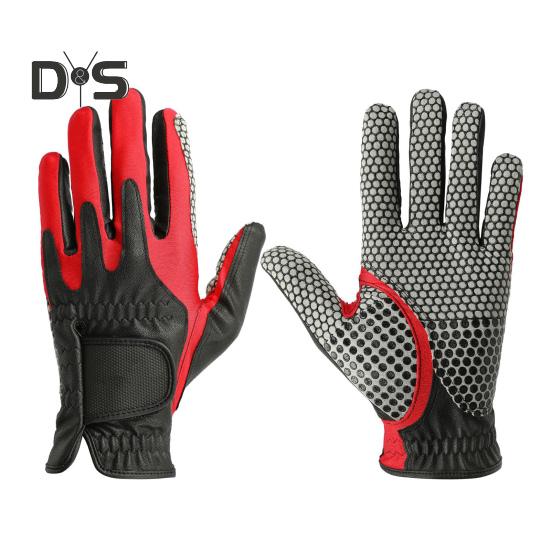 Rękawice golfowe ze sztucznej skóry, antypoślizgowe, leworęczne, rękawice golfowe, dobry chwyt, akcesoria golfowe dla mężczyzn i kobiet, golfistów