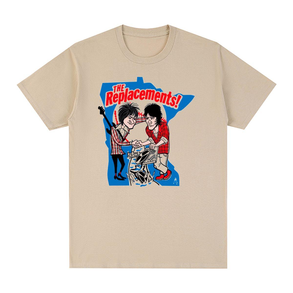 

The Replacements Vintage T-shirt Punk Rock Alternative Band Hardcore Graphic Cotton Men T shirt New Tee Tshirt Womens Tops 4XL