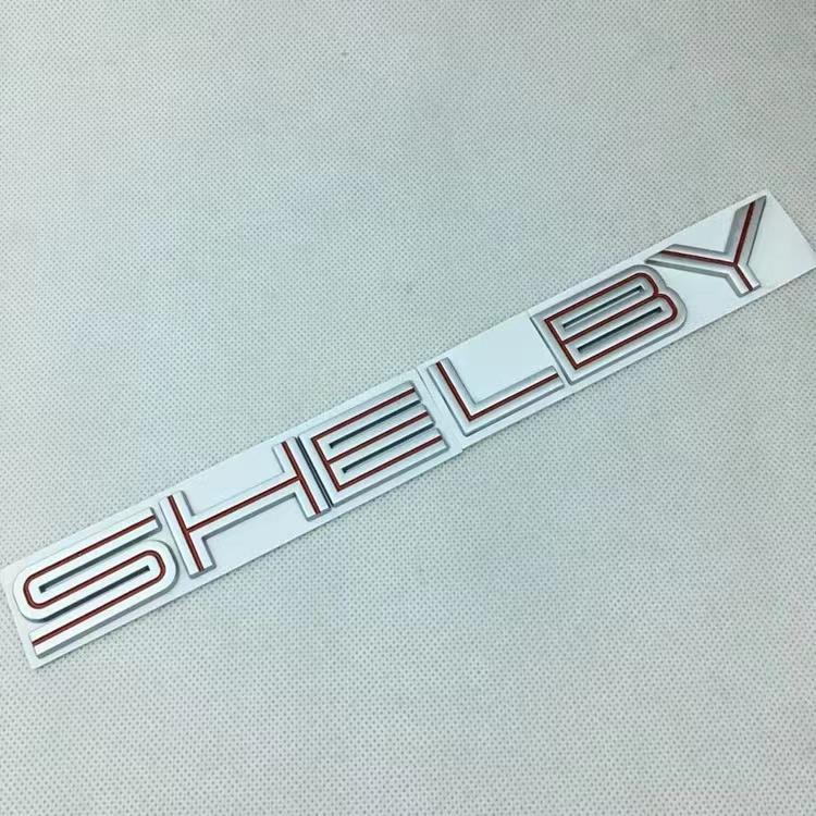 1 ks Vhodné pro Mustang Shelby Logo na kapotu Cobra GT Modifikovaný personalizovaný 3D nálepka Znak Shelby Odznak Nálepka