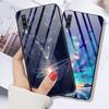 For Samsung A70 Case Cute Pattern Tempered Glass Back Hard Cover Case For Samsung Galaxy A70 Phone Cases Coque A70S A 70 Fundas