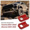 DY1653 Vehicle Tow Hook Red 2 Pack Metal 5000-6000 Lbs Load Capacity 13.31x8.41 Cm for 2024-2026 Toyota Tacoma 2025-2026 4Runner