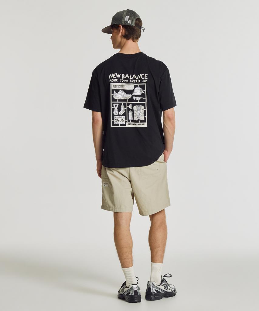 Nyuballanseu Nbneg25613 / Uni Frozen Pictogram Short Sleeve T-Shirt (Black)