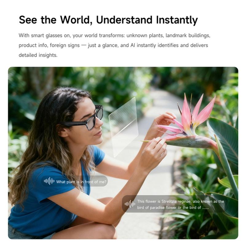 Intelligente 8K KI-Brille mit 100W Kamera Chat Gpt Touch Outdoor Sport Sonnenbrille Bluetooth Anrufe Musikplayer Bildstabilisierung für Männer Frauen Geschenk