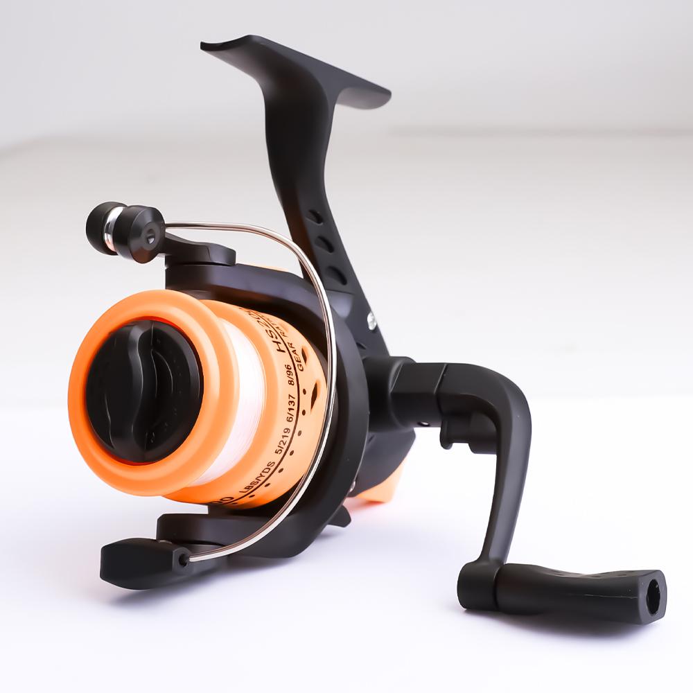 

Мини-катушка для рыбалки FTK - легкий алюминиевый корпус, высокая скорость 5.2:1 передаточное отношение, плавная система 3BB для легкой рыбалки 5.2:1 оранжевый