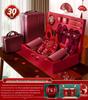 Bridal Dowry Box Set: Complete Red Wedding Toiletries & Gifts