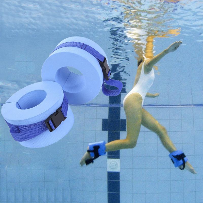 1Pc Eva Foam Swimming Float Ring Water Aerobics Aquatic Cuffs For Ankle Arm Adults Children Swimming Fitness Training
