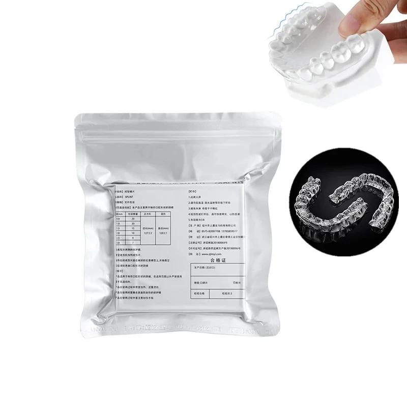Dentallabor Kieferorthopädische Schiene Retainer Scheibe Tiefziehfolie Weich Hart 1,0/1,5/2,0mm 10/15/20 Stück Thermoformmaterial