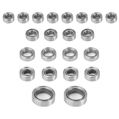 22pcs Wheel Hub Axle Sealed Bearing Kit RC Car Upgrades Parts Accessories for TRX4-M Bronco Defender 1/18 RC Crawler Car