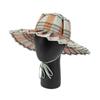 S/M/L/XL Spring Summer Casual Plaid Wide Brim Sun Hats for Women Men Outdoor Sunshade Hat Foldable Straw Hat  Sombrero Hombre