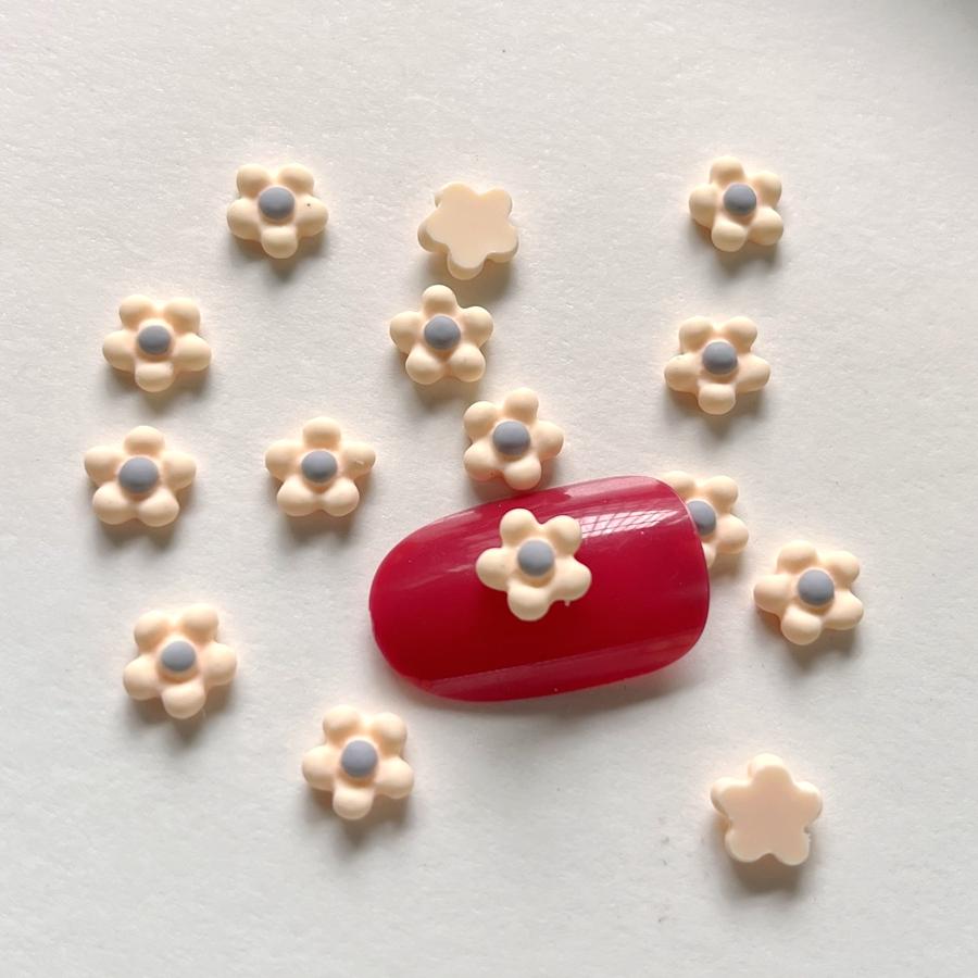 100 Pieces of Mixed Mini Egg Flower Resin Trim Flat Back Scrapbook Diy Jewelry Nail Art Deco Floret