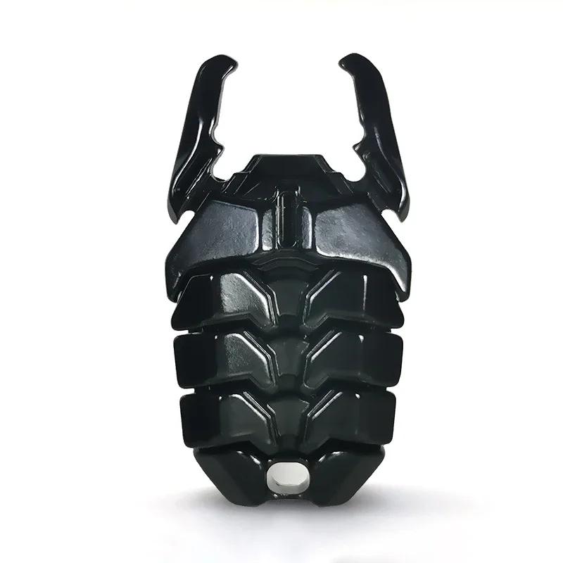 Novelty Beetle Shaped Magnetic Push Card Fidget Toy Rotating Top Compression Stress Relief Office ADHD Toy Gift