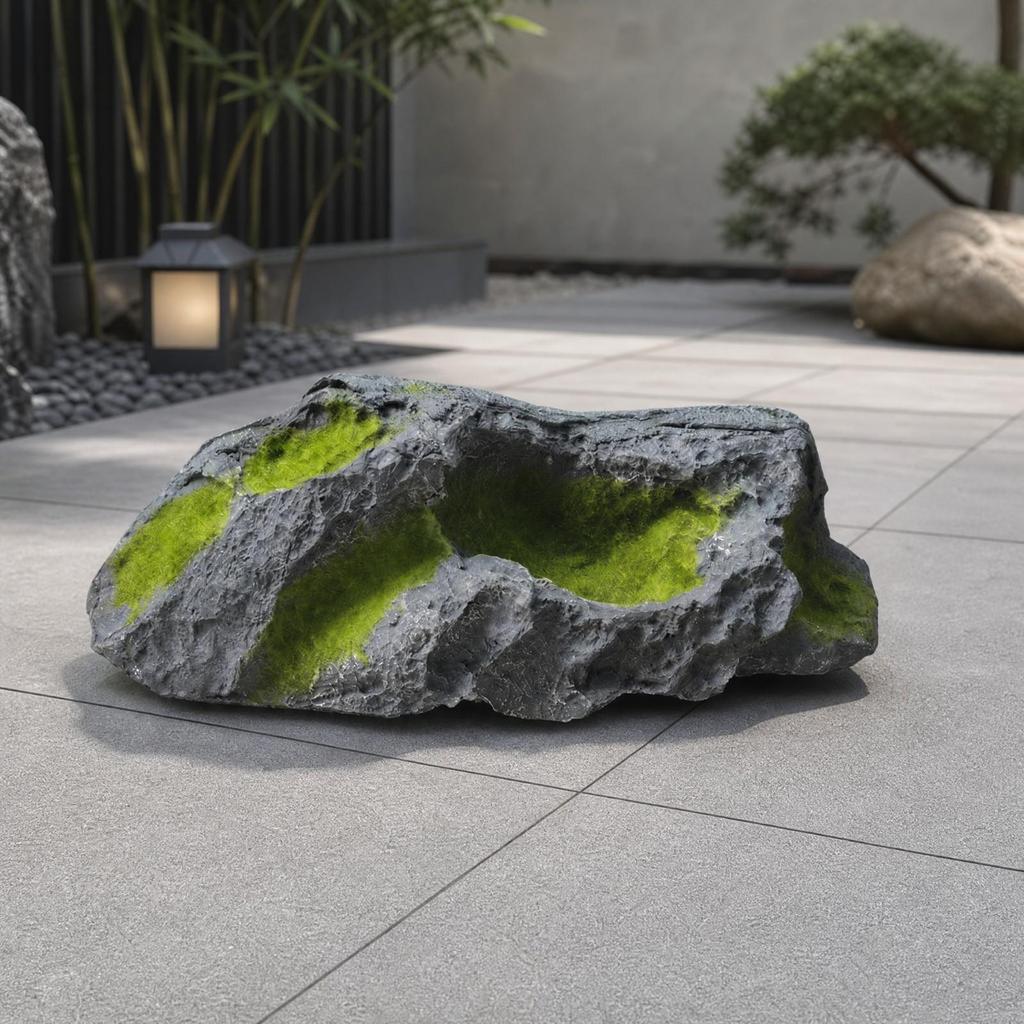 Fiberglass Artificial Landscape Stone Indoor Outdoor for Commercial Areas