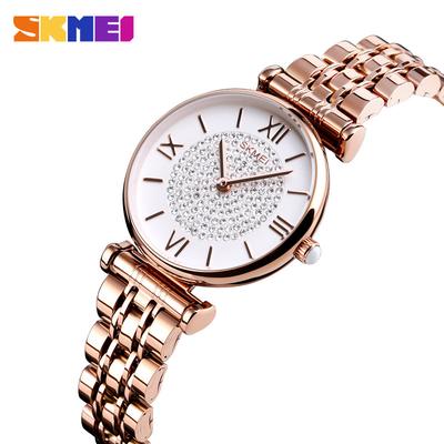 Moment Beauty Mode Freizeit Hipster Heißer Verkauf Zigeuner Uhr, Diamant Buchstäblich Stahlband Damen Quarz Uhr