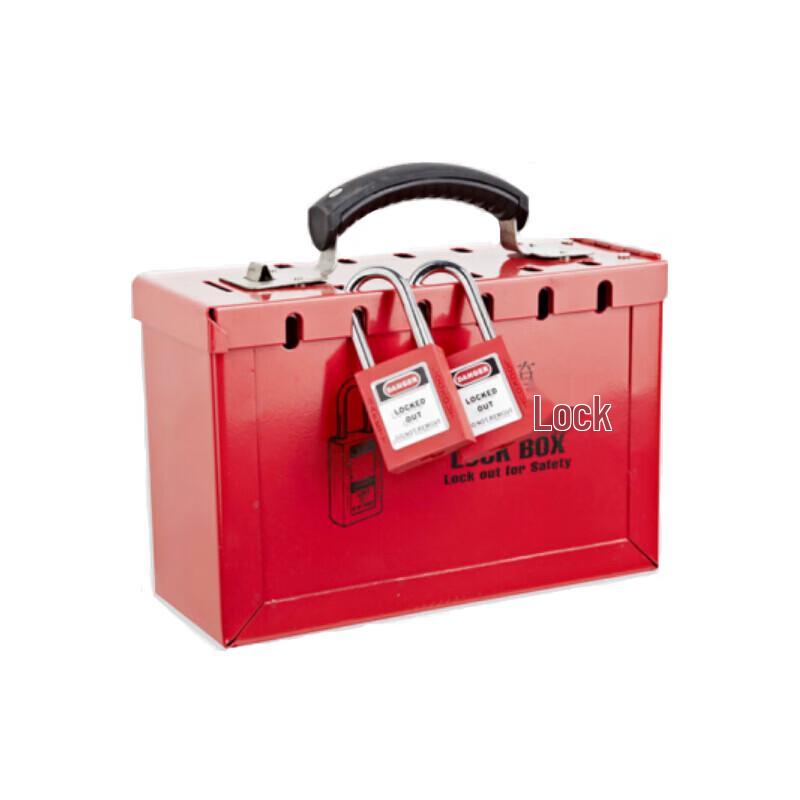 BOZZYS BD-X01 12-Hole Portable Lockout Tagout Box