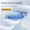 Thick Disposable Dual-Use Kitchen Towel: Oil & Water Absorbent for Dry & Wet Cleaning