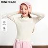 MiniPeace Girls' Winter Ruffled Sweater