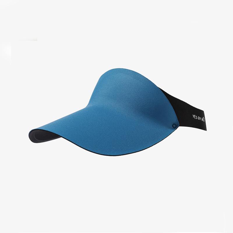 Trendy Children s Outdoor Wide-brimmed Cap With No Trace Parent-child Cap Uv Protection Duck Tongue Cap синий
