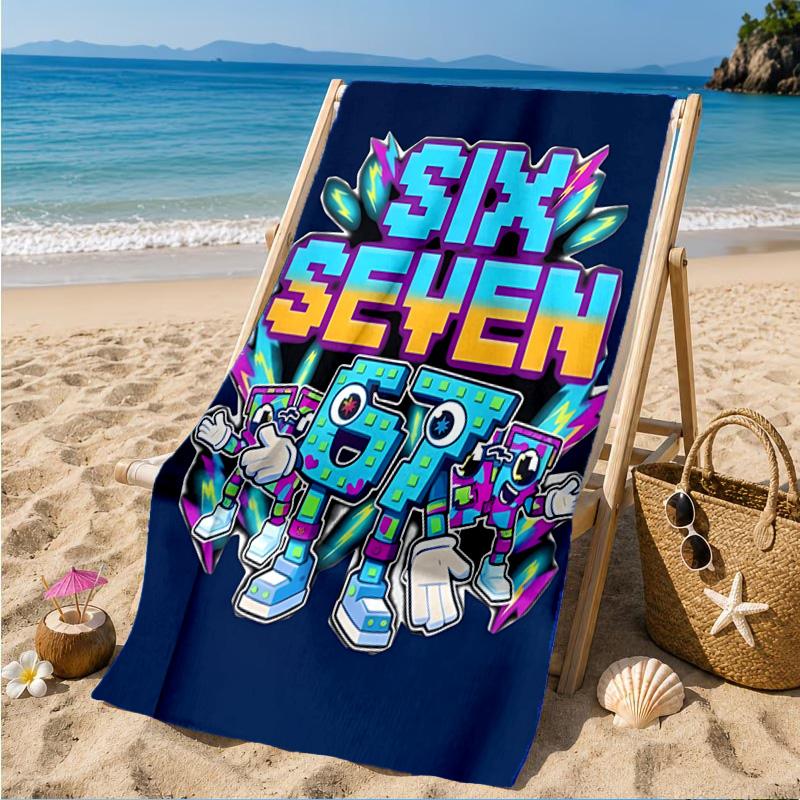 Weltraumabenteuer mit Six Seven 67 Strandtuch, Schnelltrocknend, Pflegeleicht, Geeignet für Fitness und Strandurlaub, Sport-Essential