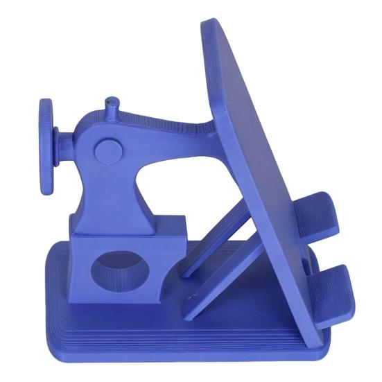 Universal Phone Stand Sewing Machine Holder, Desktop for Smartphones, Lightweight Portable Cell Unique Gift Lovers Mount Desks Workbenches Bookshelves