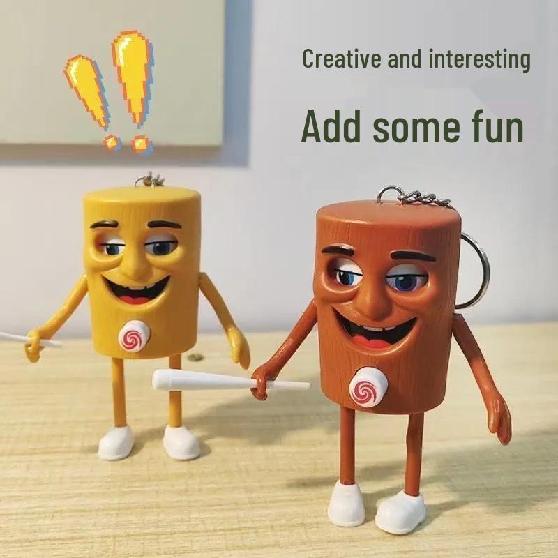 Crayon Shin-chan Face-Changing Pikachu Figurine Keychain Toy