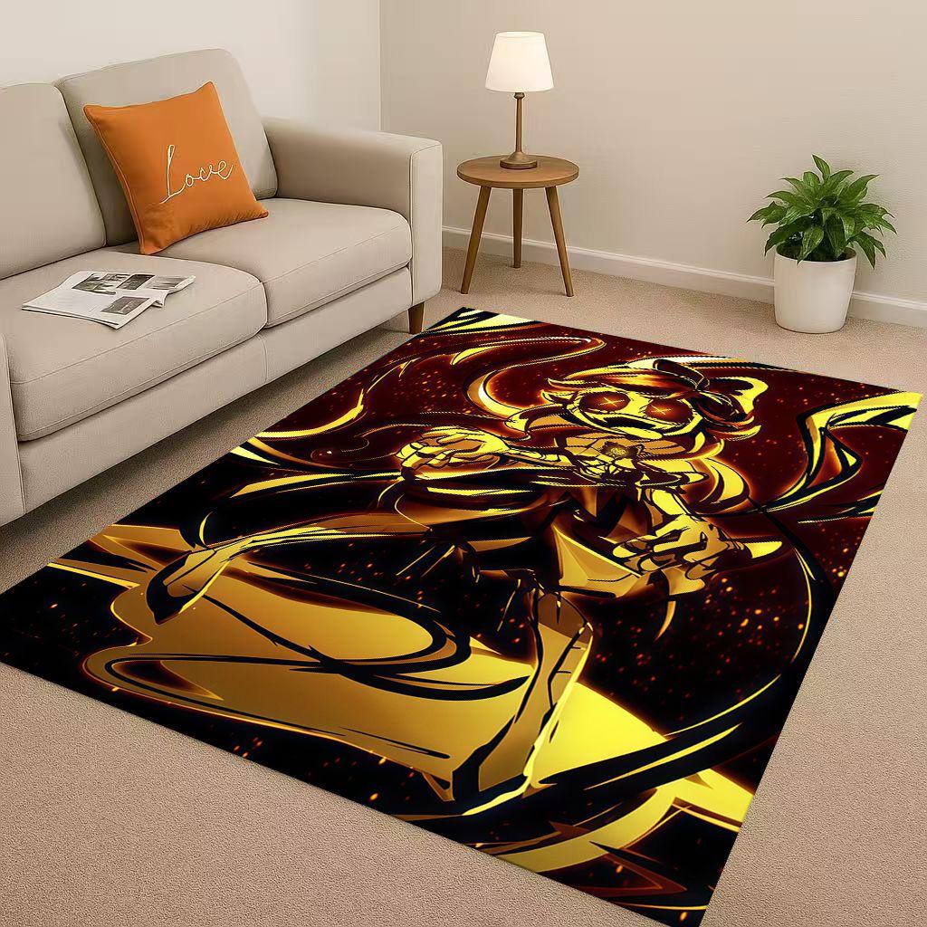 HD Cartoon Murder Drones V Uzi Robot Living Room Non Slip Area Rug Soft Carpet for Bedroom Playroom Sofa,Easy Clean Home Doormat