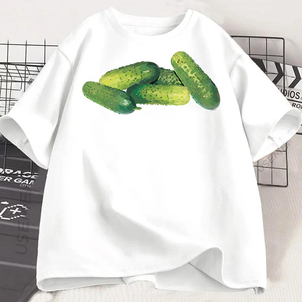 Retro Style Unisex Vintage Tshirt Cucumber Graphic Highquality Tee Unisex Sweatshirt for Unisex and Unisex Gift Streetwear