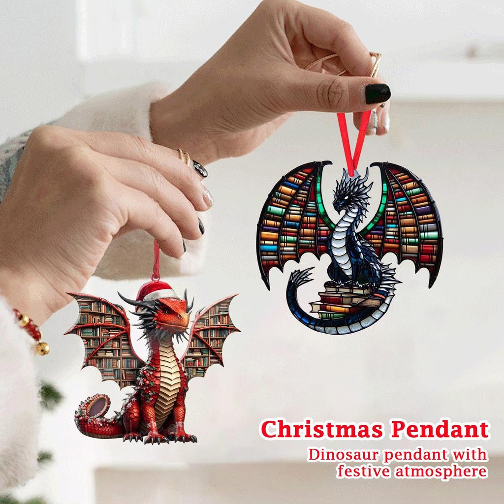 Cartoon Box Horse Pendant Popular Series Chain Christmas Tree Pendant Gift Christmas Decoration