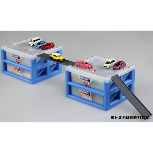 Takara Tomy "Tomica Parking Case 24" Mini Car Car Toy Storage Ages 3 and Up Passes Toy Safety Standards ST Mark Certification TOMICA TAKARA TOMY Plast