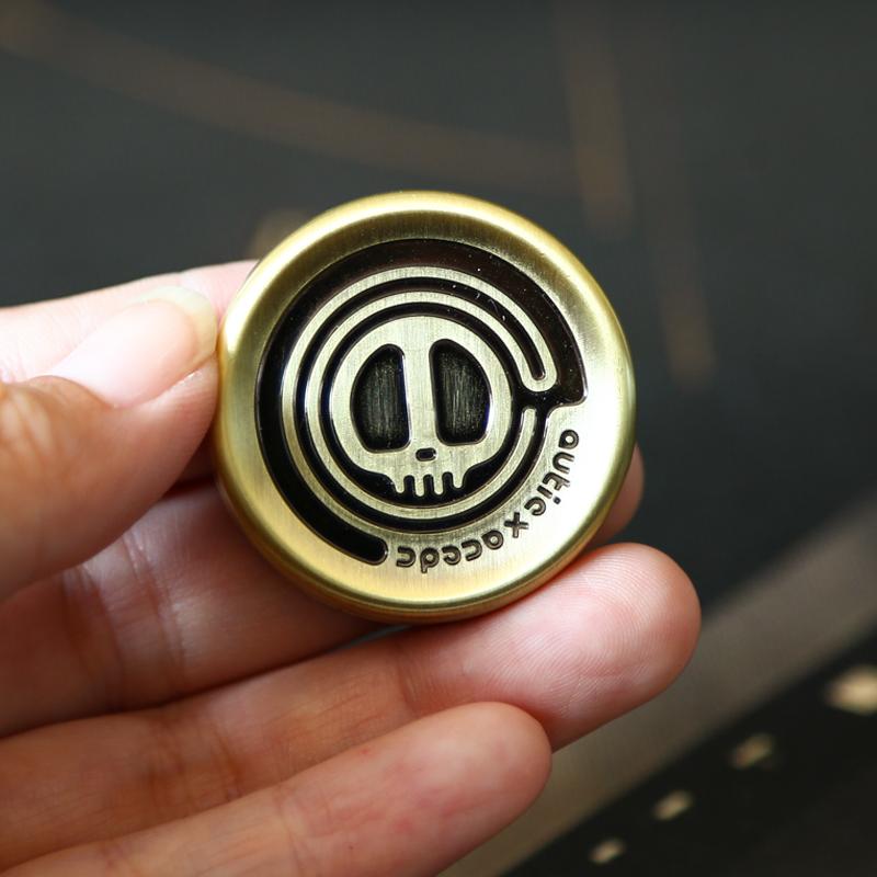 Devil Milk Cap Magnetic Haptic Coins EDC Adult Metal Fidget Toys Autism Sensory Toys ADHD Hand Spinner Anxiety Stress Relief
