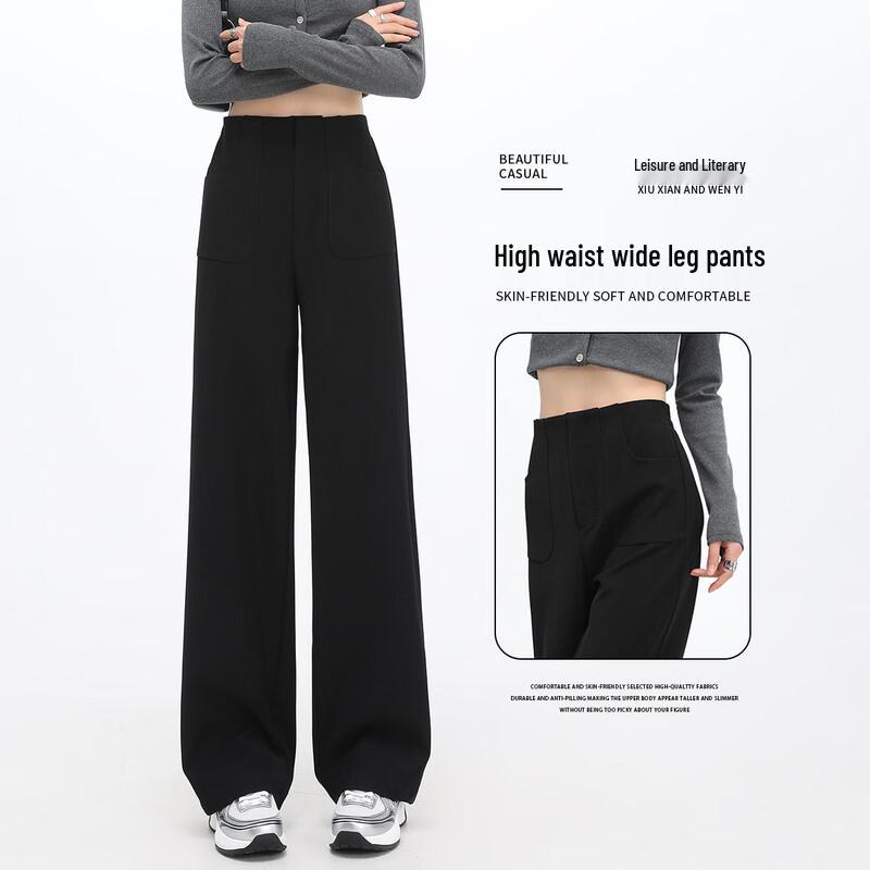 Women's High-Waisted Wide-Leg Trousers