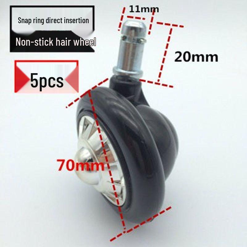 Universal Rolling Salon & Barber Master Chair with Large Work Stool