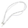 Elegant Two Layer Pearls Neck Chain with Easy To Use Magnetic Closure Adjustable Neckchain for Daily and Formal Wear