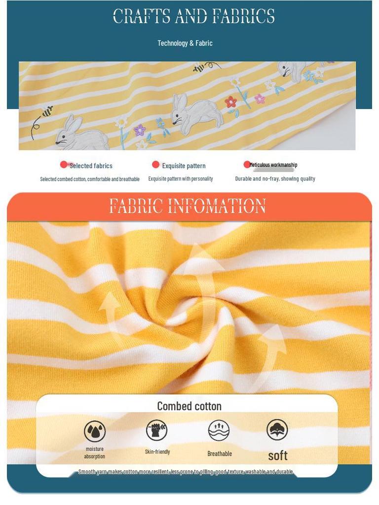 2025 Summer Knit Embroidered Girls' Dress - European & American Style