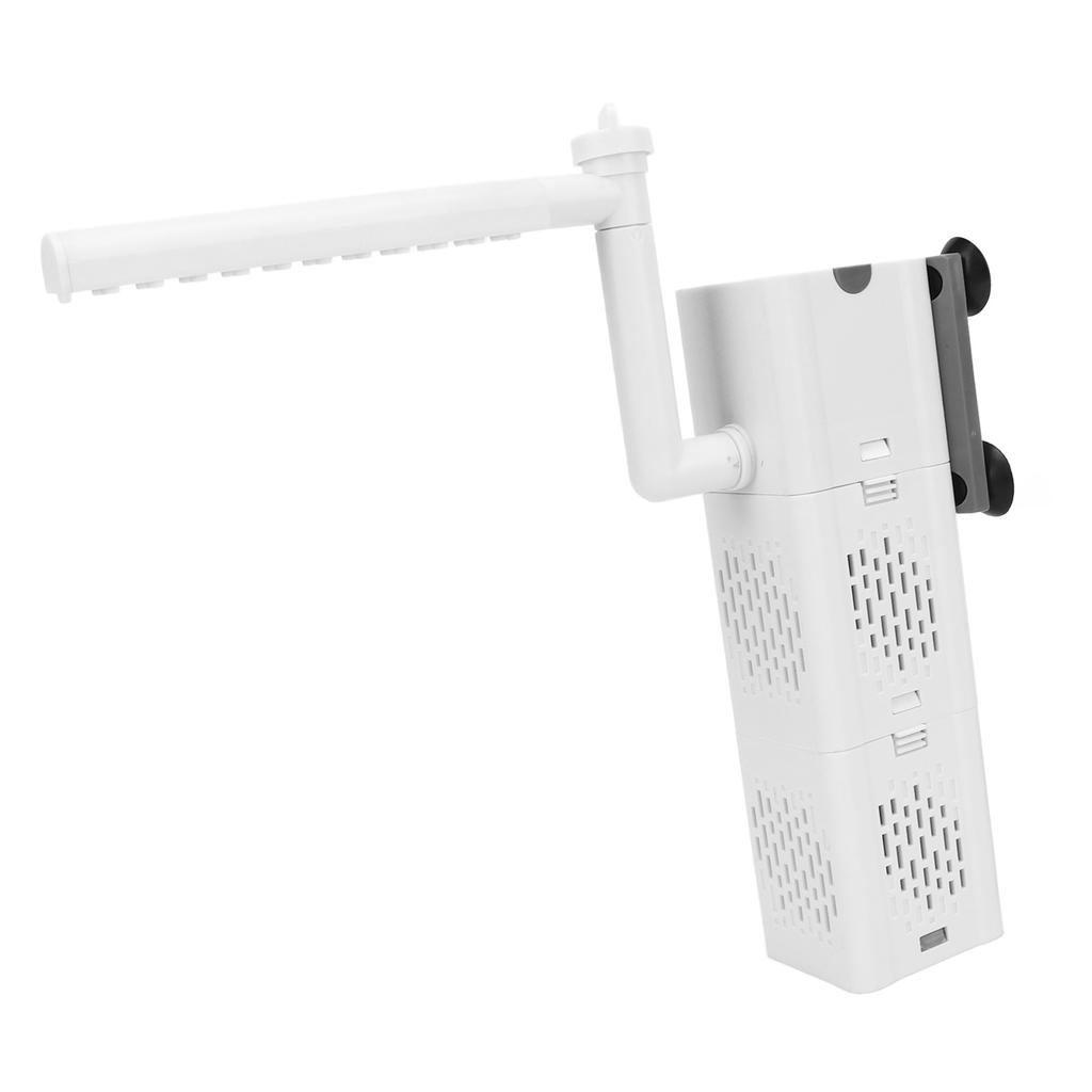 6W Aquarium Internal Filter Adjustable Oxygen Boosting Internal Recycle 500L/H Submersible Fish