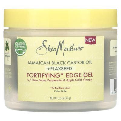 JAMAICAN BLACK CASTORE OIL + LINSEED, STRENGTHENING EDGE GEL, 99G(3.5Oz)