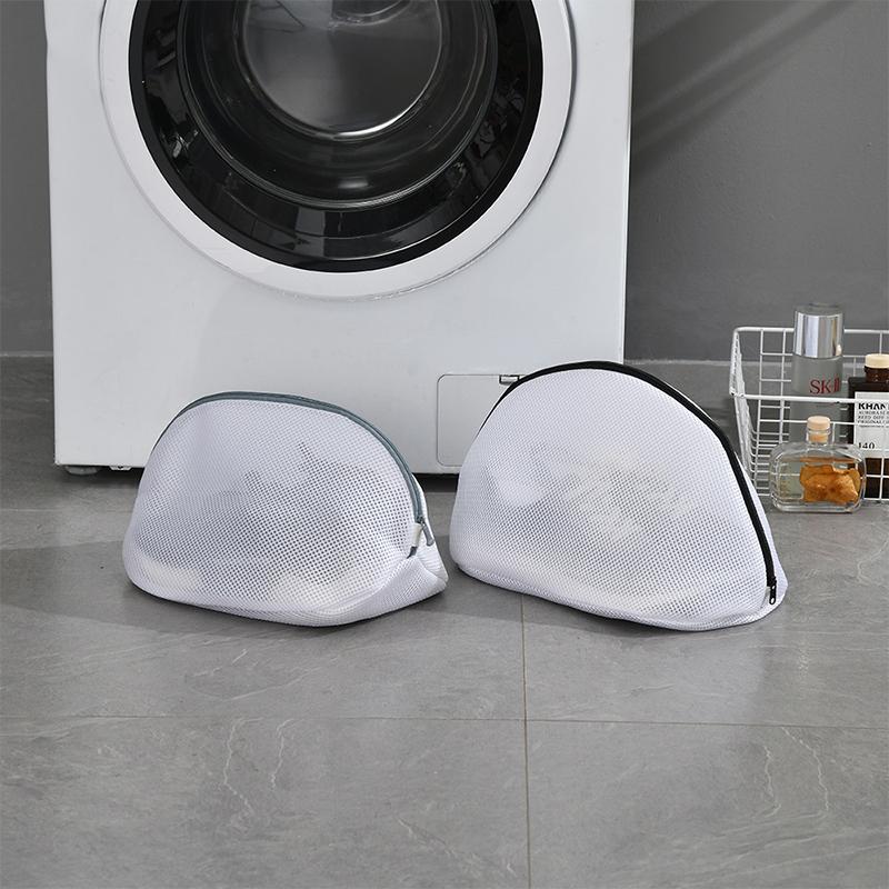 Shoes Laundry Bag Zippered Washing Machine Shoe Protector Washing Bag Dirty Clothes Mesh Polyester Anti-deformation Bags