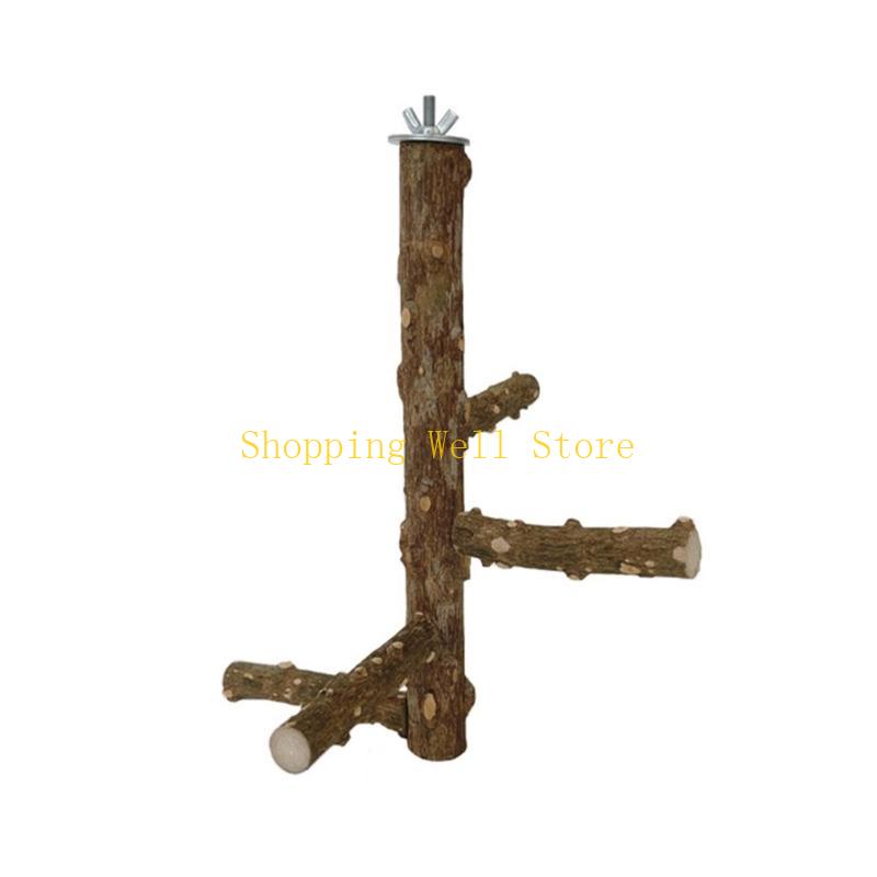 KX4B Interactively Bird Perches Stand Parrots Climbing Stand Chewable Accessory