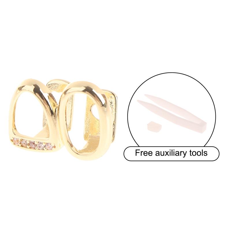 

Хип-хоп одиночные зубные гриллзы колпачки для зубов панк металлический гриллз колпачки для косплея вечерние зубные гриллзы украшения для зубов as the picture